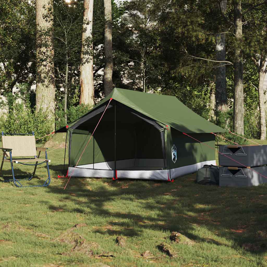 vidaXL Campingzelt 2 Personen Olivgrün Wasserdicht