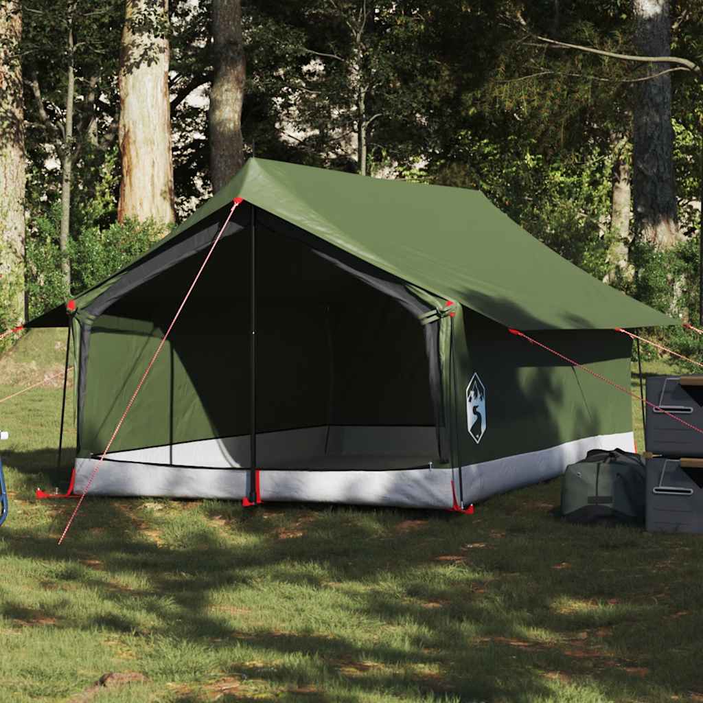 vidaXL Campingzelt 2 Personen Olivgrün Wasserdicht