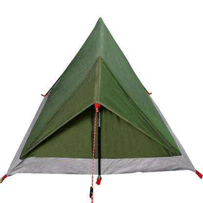 vidaXL Campingzelt 2 Personen Olivgrün Wasserdicht