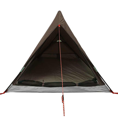 vidaXL Campingzelt 2 Personen Braun Wasserdicht