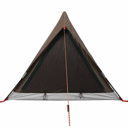 vidaXL Campingzelt 2 Personen Braun Wasserdicht