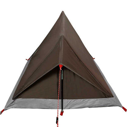vidaXL Campingzelt 2 Personen Braun Wasserdicht