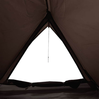 vidaXL Campingzelt 2 Personen Braun Wasserdicht