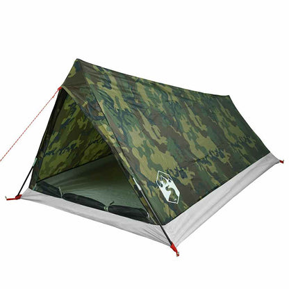 vidaXL Campingzelt 2 Personen Tarnmuster Wasserdicht