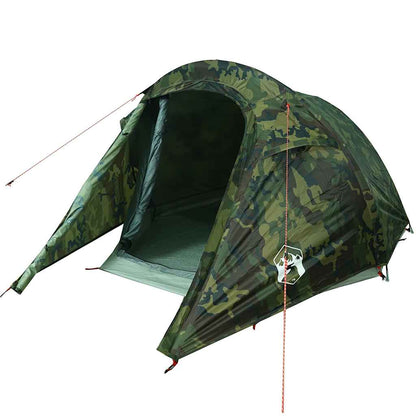 vidaXL Tunnelzelt 2 Personen Camouflage Wasserdicht
