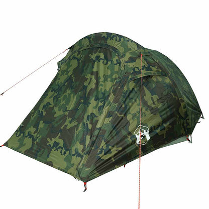 vidaXL Tunnelzelt 2 Personen Camouflage Wasserdicht