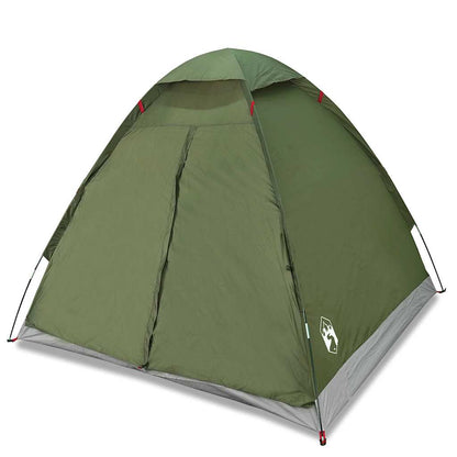 vidaXL Kuppel-Campingzelt 2 Personen Olivgrün Wasserdicht