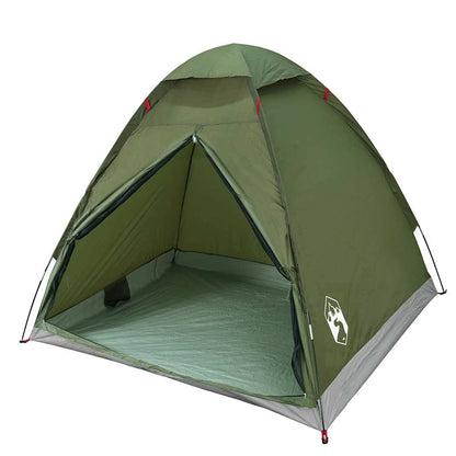vidaXL Kuppel-Campingzelt 2 Personen Olivgrün Wasserdicht