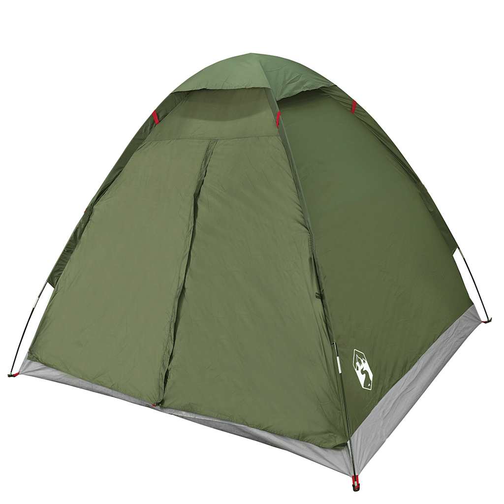 vidaXL Kuppel-Campingzelt 2 Personen Olivgrün Wasserdicht