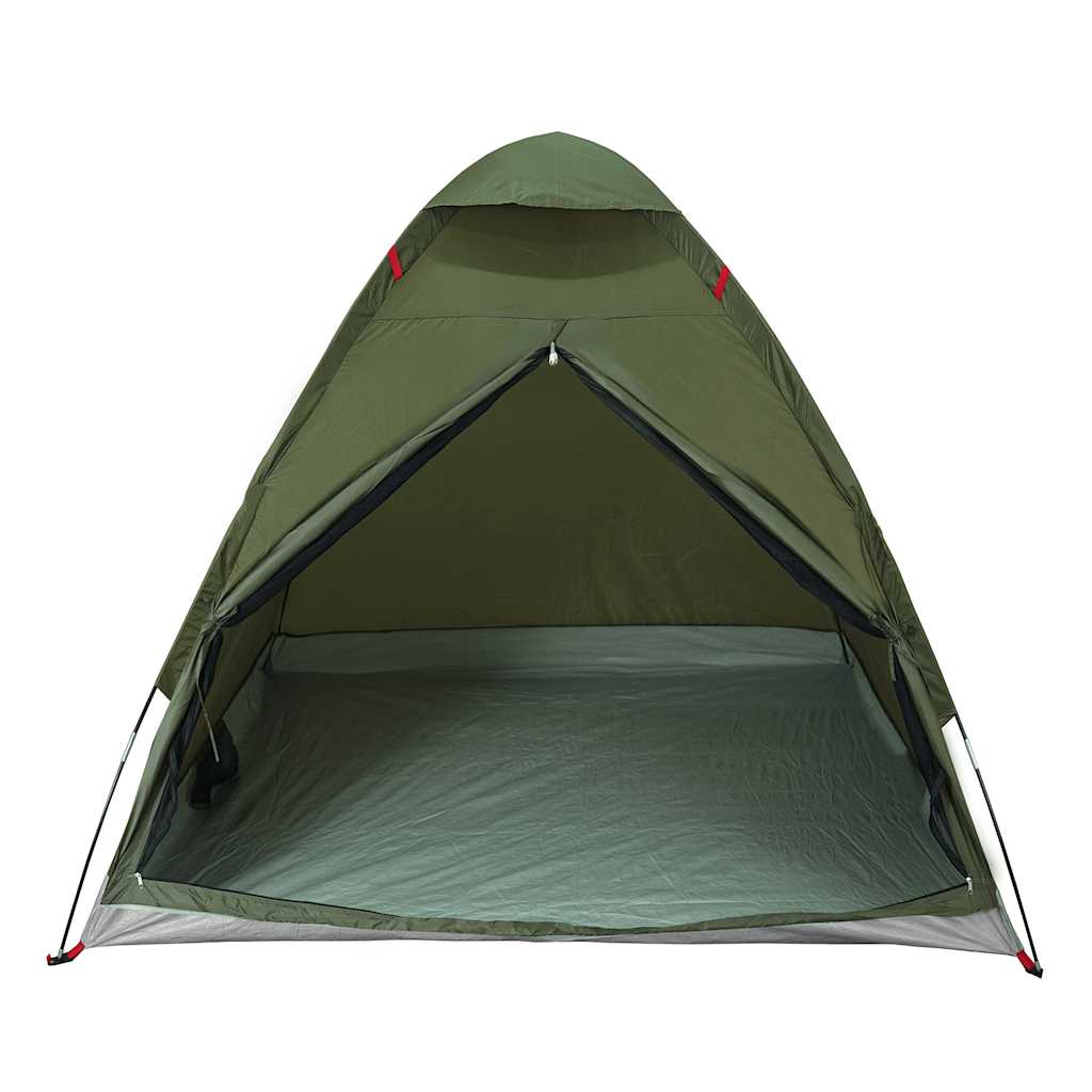vidaXL Kuppel-Campingzelt 2 Personen Olivgrün Wasserdicht