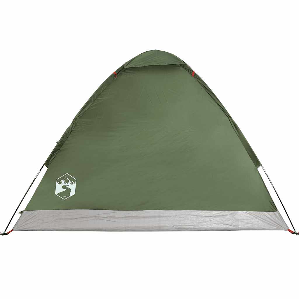vidaXL Kuppel-Campingzelt 2 Personen Olivgrün Wasserdicht