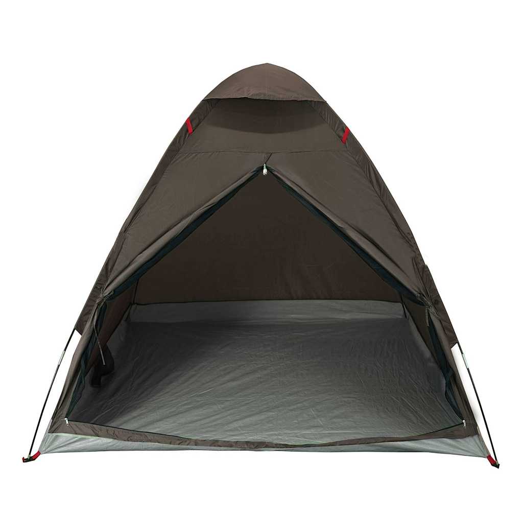 vidaXL Kuppel-Campingzelt 2 Personen Braun Wasserdicht