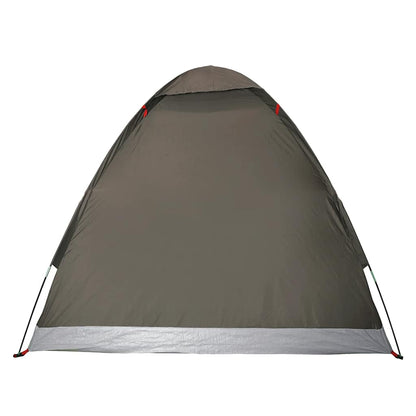 vidaXL Kuppel-Campingzelt 2 Personen Braun Wasserdicht