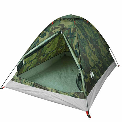 vidaXL Kuppel-Campingzelt 2 Personen Tarnmuster Wasserdicht