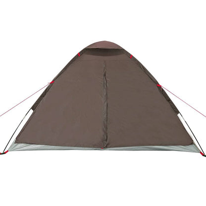 vidaXL Kuppel-Campingzelt 4 Personen Braun Wasserdicht