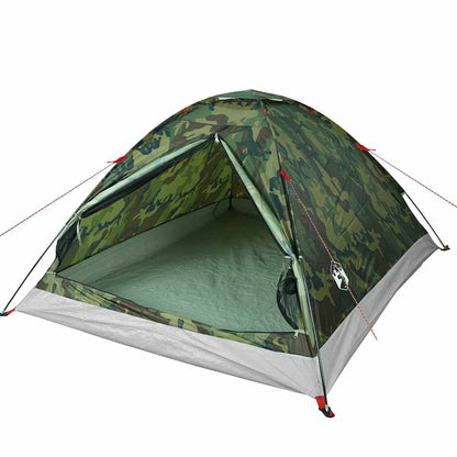 vidaXL Kuppelzelt 4 Personen Camouflage Wasserdicht