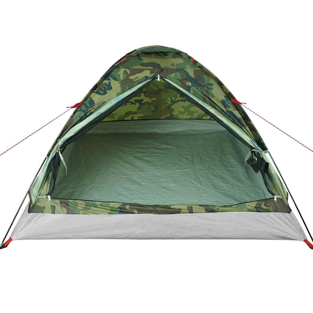 vidaXL Kuppelzelt 4 Personen Camouflage Wasserdicht