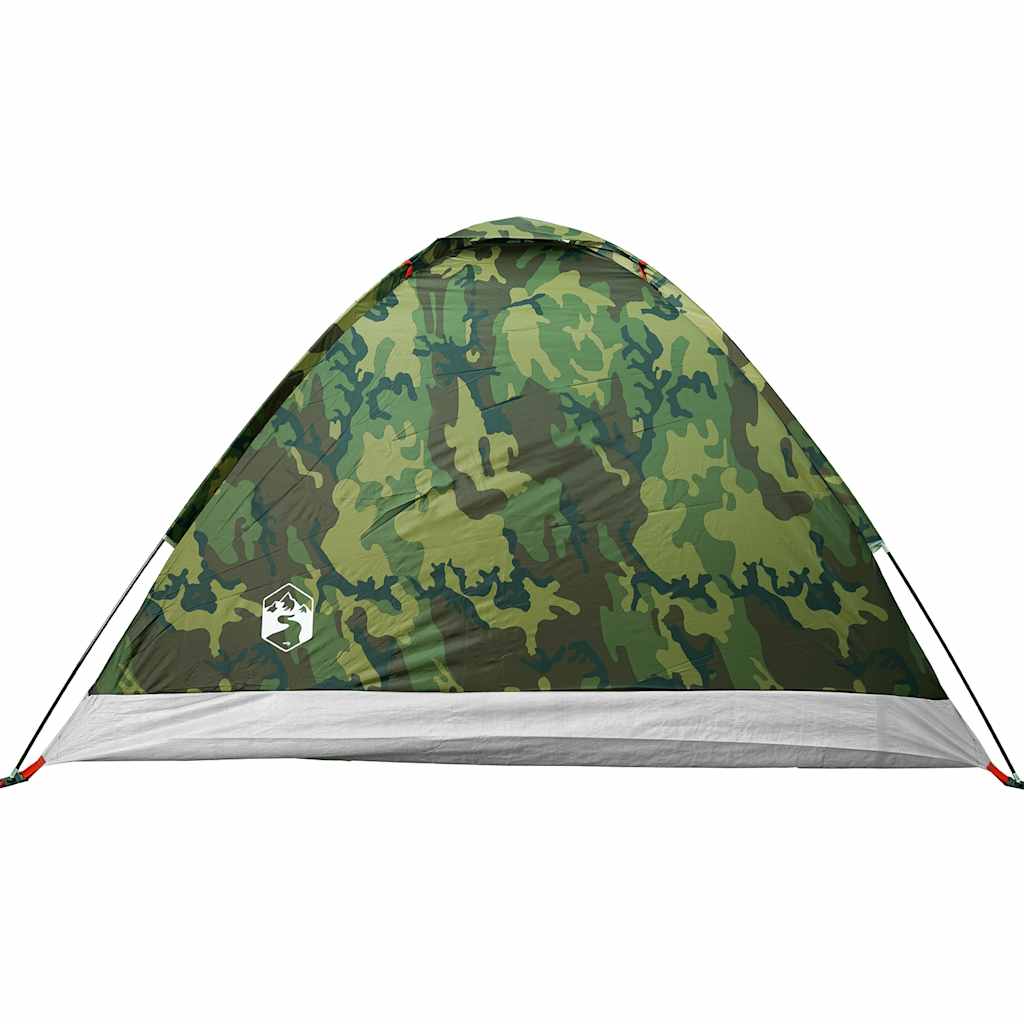 vidaXL Kuppelzelt 4 Personen Camouflage Wasserdicht