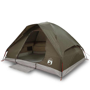 vidaXL Kuppel-Campingzelt 2 Personen Braun Wasserdicht