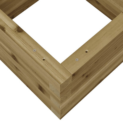 vidaXL Pflanzkübel 40x40x23 cm Kiefernholz Imprägniert