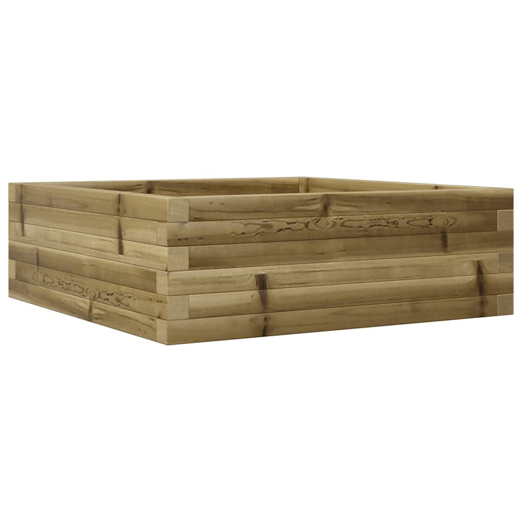 vidaXL Pflanzkübel 70x70x23 cm Kiefernholz Imprägniert