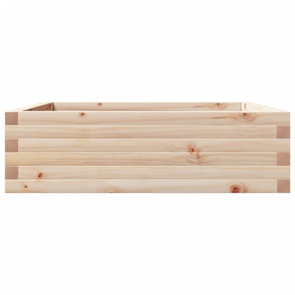 vidaXL Pflanzkübel 80x80x23 cm Massivholz Kiefer