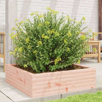 vidaXL Pflanzkübel 80x80x23 cm Massivholz Douglasie