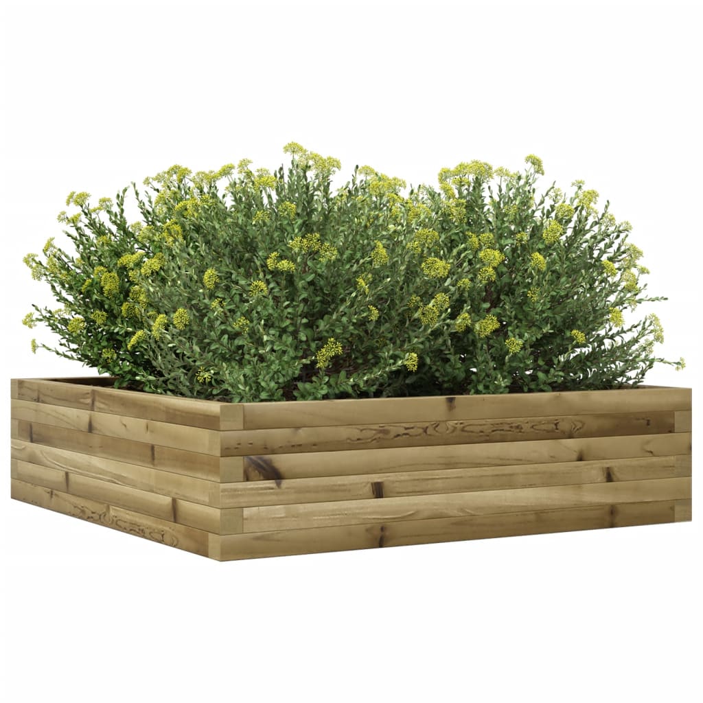 vidaXL Pflanzkübel 90x90x23 cm Kiefernholz Imprägniert