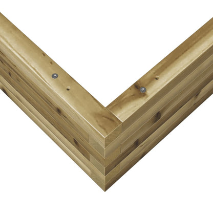 vidaXL Pflanzkübel 90x90x23 cm Kiefernholz Imprägniert