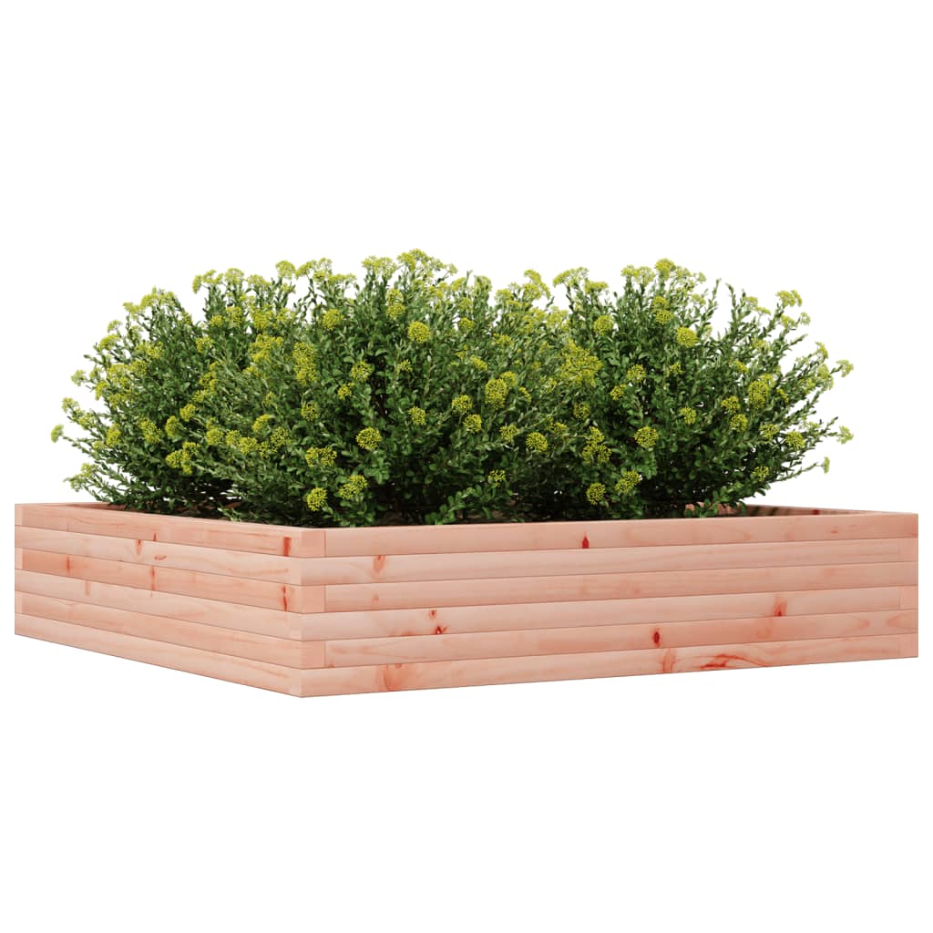 vidaXL Pflanzkübel 110x110x23 cm Massivholz Douglasie