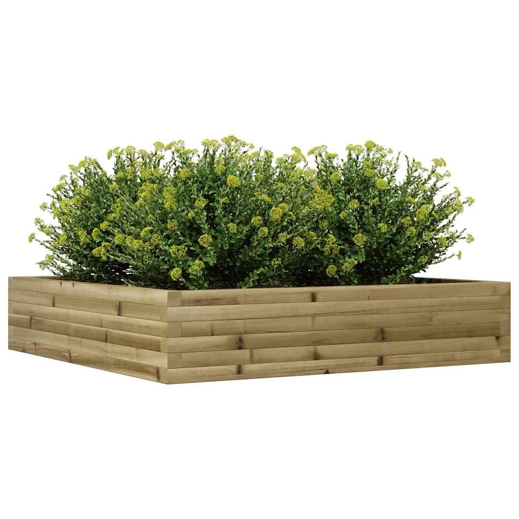 vidaXL Pflanzkübel 110x110x23 cm Kiefernholz Imprägniert