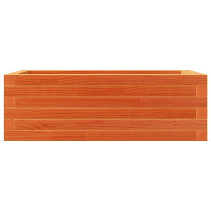 vidaXL Pflanzkübel Wachsbraun 70x40x23 cm Massivholz Kiefer