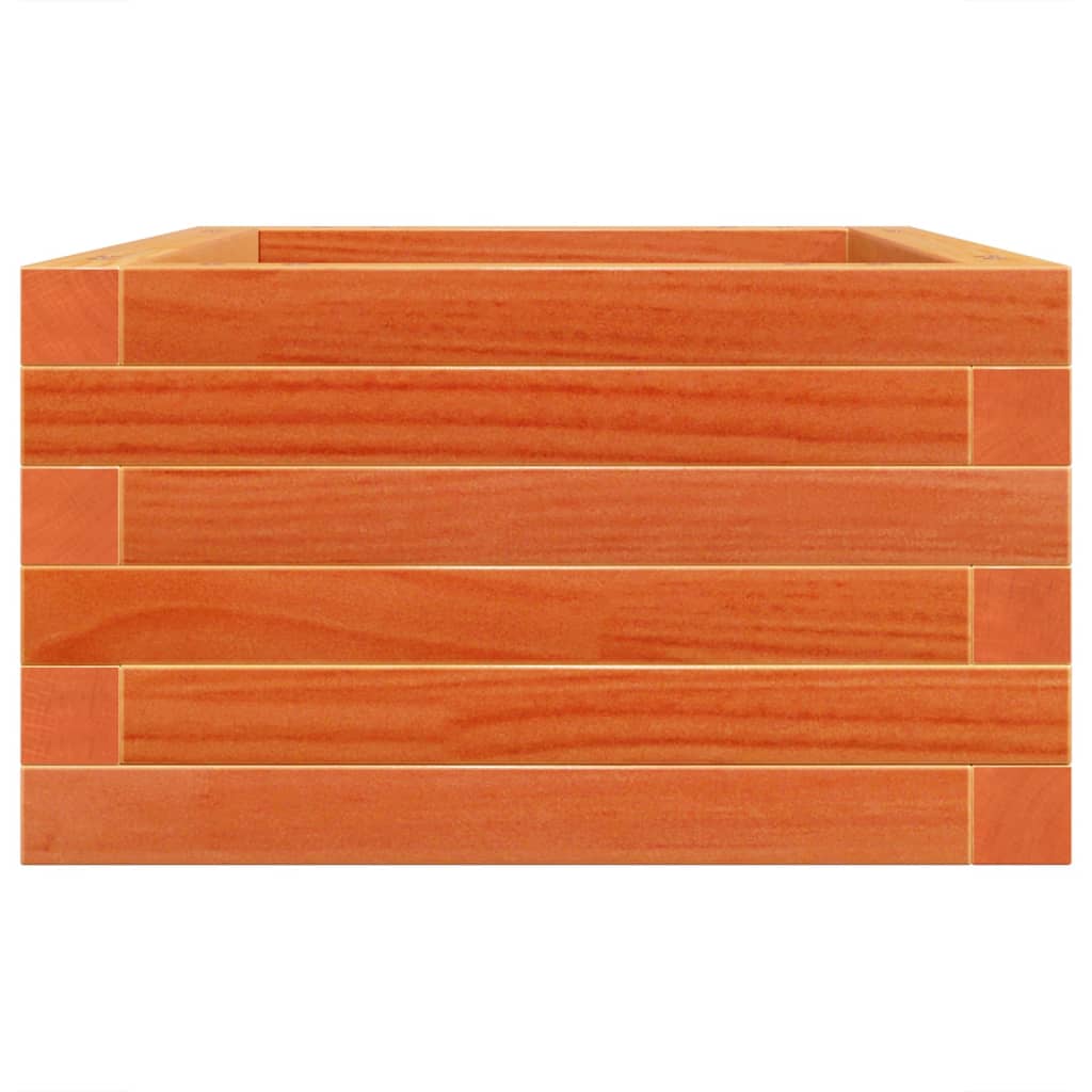 vidaXL Pflanzkübel Wachsbraun 70x40x23 cm Massivholz Kiefer