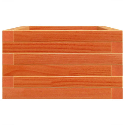 vidaXL Pflanzkübel Wachsbraun 70x40x23 cm Massivholz Kiefer