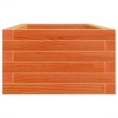 vidaXL Pflanzkübel Wachsbraun 90x40x23 cm Massivholz Kiefer