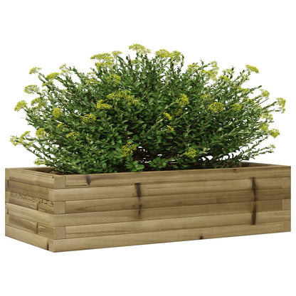 vidaXL Jardinière 90x40x23 cm en bois de pin imprégné