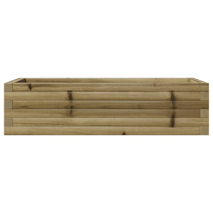 vidaXL Jardinière 90x40x23 cm en bois de pin imprégné