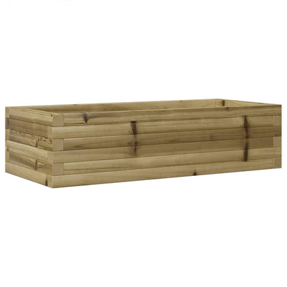 vidaXL Jardinière 90x40x23 cm en bois de pin imprégné