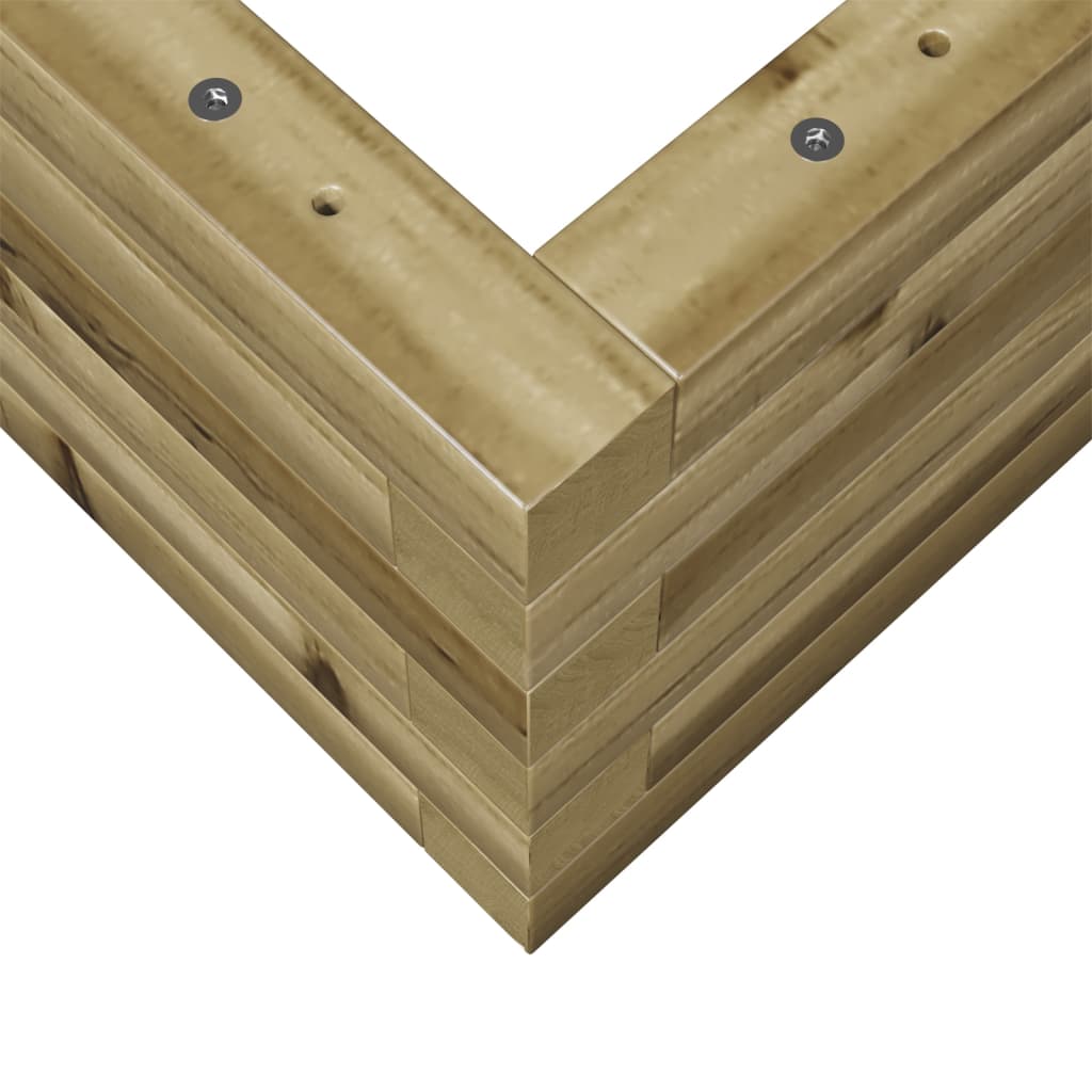 vidaXL Jardinière 90x40x23 cm en bois de pin imprégné
