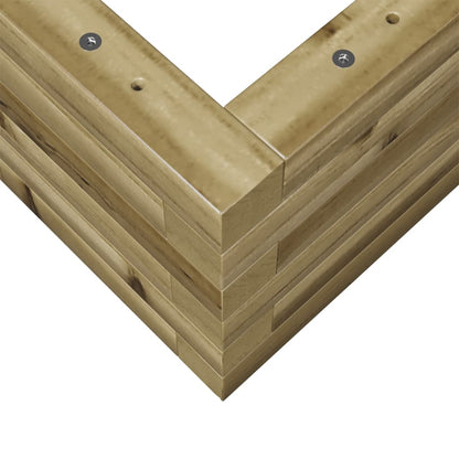 vidaXL Jardinière 90x40x23 cm en bois de pin imprégné