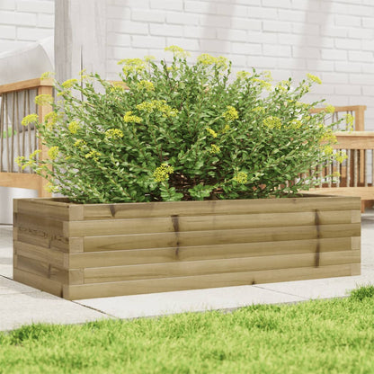 vidaXL Jardinière 90x40x23 cm en bois de pin imprégné