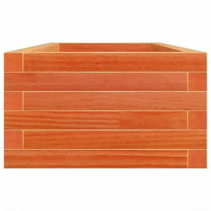 vidaXL Pflanzkübel Wachsbraun 110x40x23 cm Massivholz Kiefer