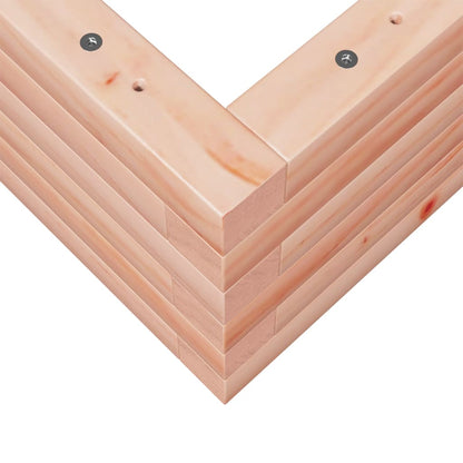 vidaXL Pflanzkübel 90x60x23 cm Massivholz Douglasie