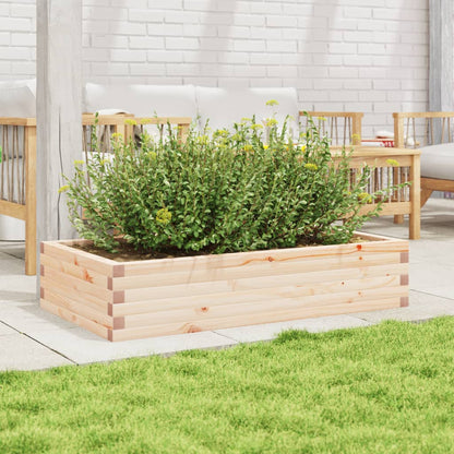 vidaXL Jardinière 110x60x23 cm Bois de pin massif