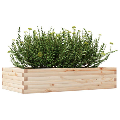 vidaXL Jardinière 110x60x23 cm Bois de pin massif