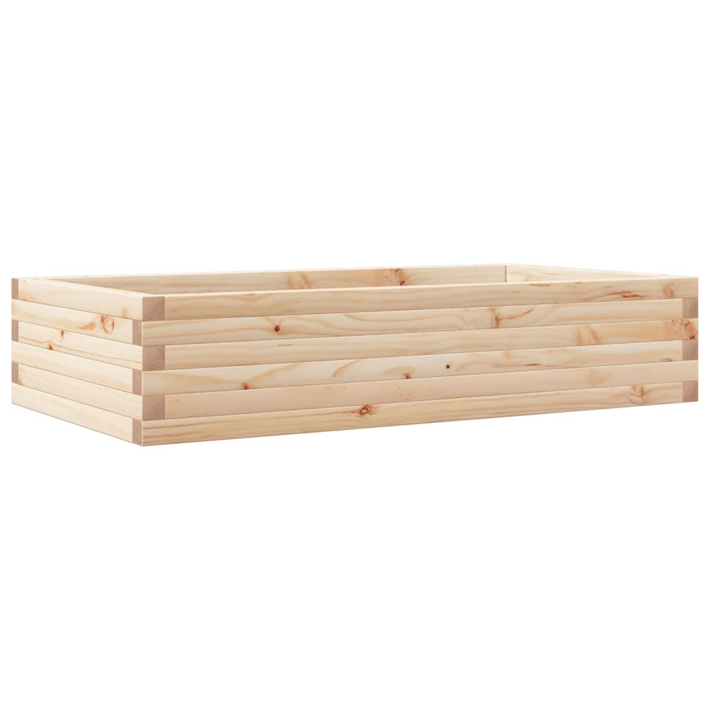 vidaXL Jardinière 110x60x23 cm Bois de pin massif
