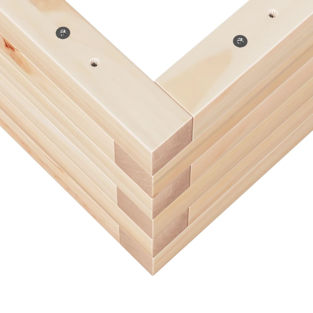 vidaXL Jardinière 110x60x23 cm Bois de pin massif