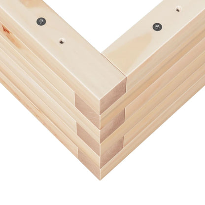 vidaXL Jardinière 110x60x23 cm Bois de pin massif