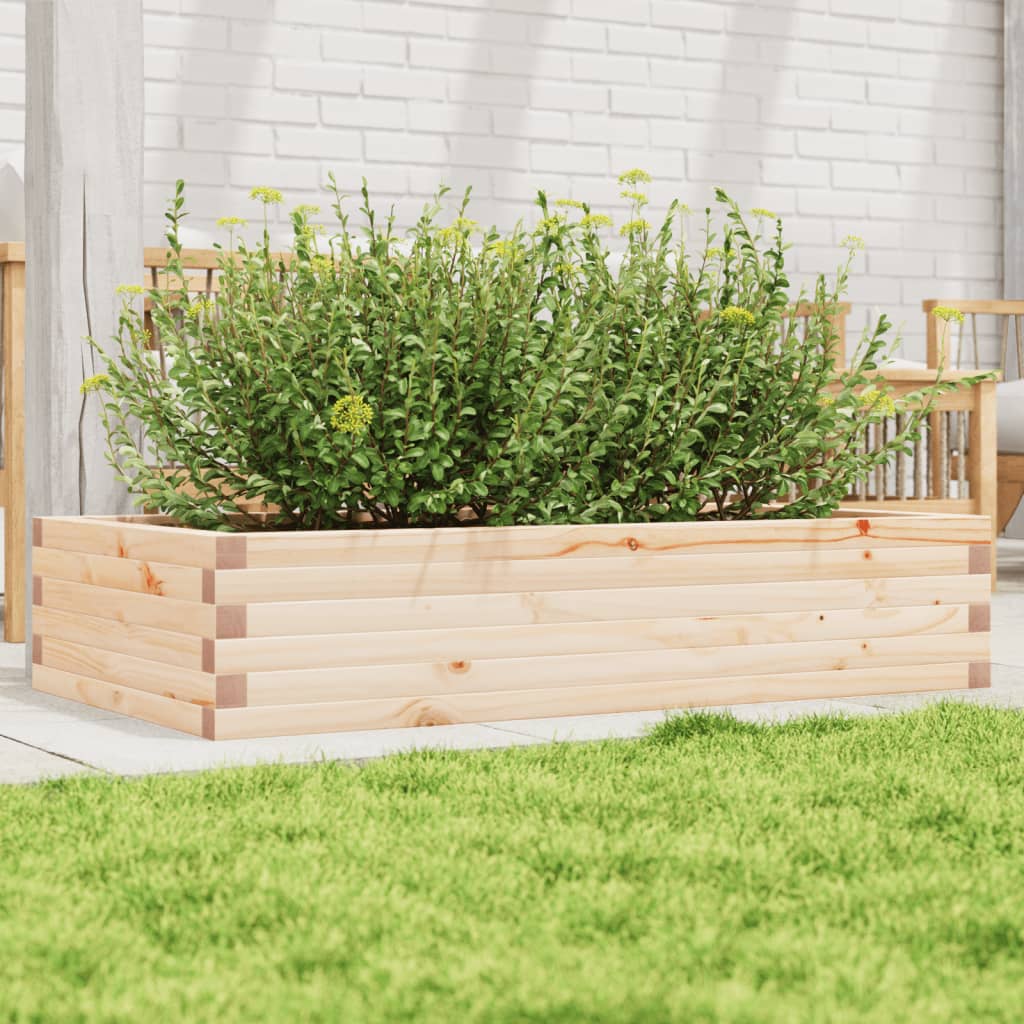 vidaXL Jardinière 110x60x23 cm Bois de pin massif