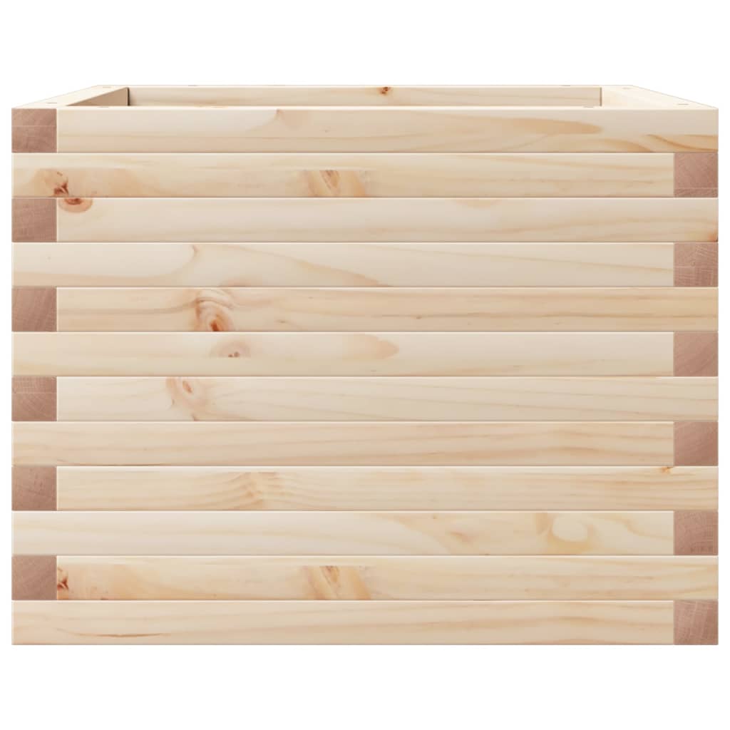 vidaXL Pflanzkübel 60x60x45,5 cm Massivholz Kiefer